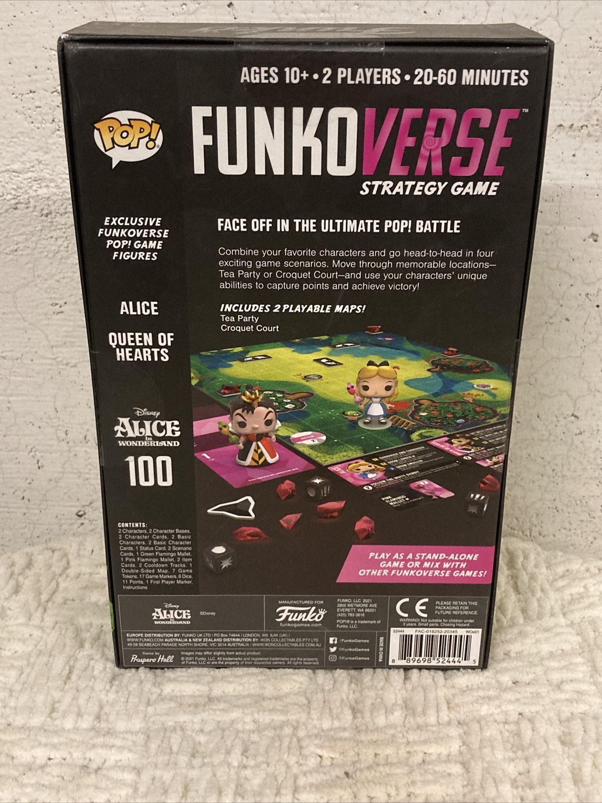New Alice in Wonderland Funko Games Pop! Funkoverse