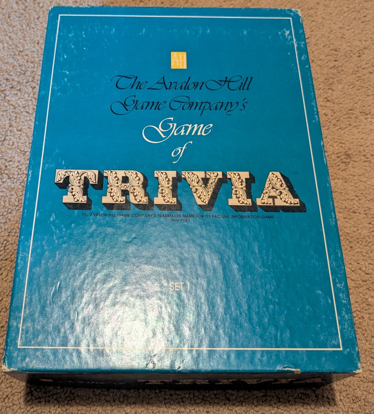 The Avalon Hill Game Company’s Game Of Trivia 1981 Vintage Bookshelf Board Game