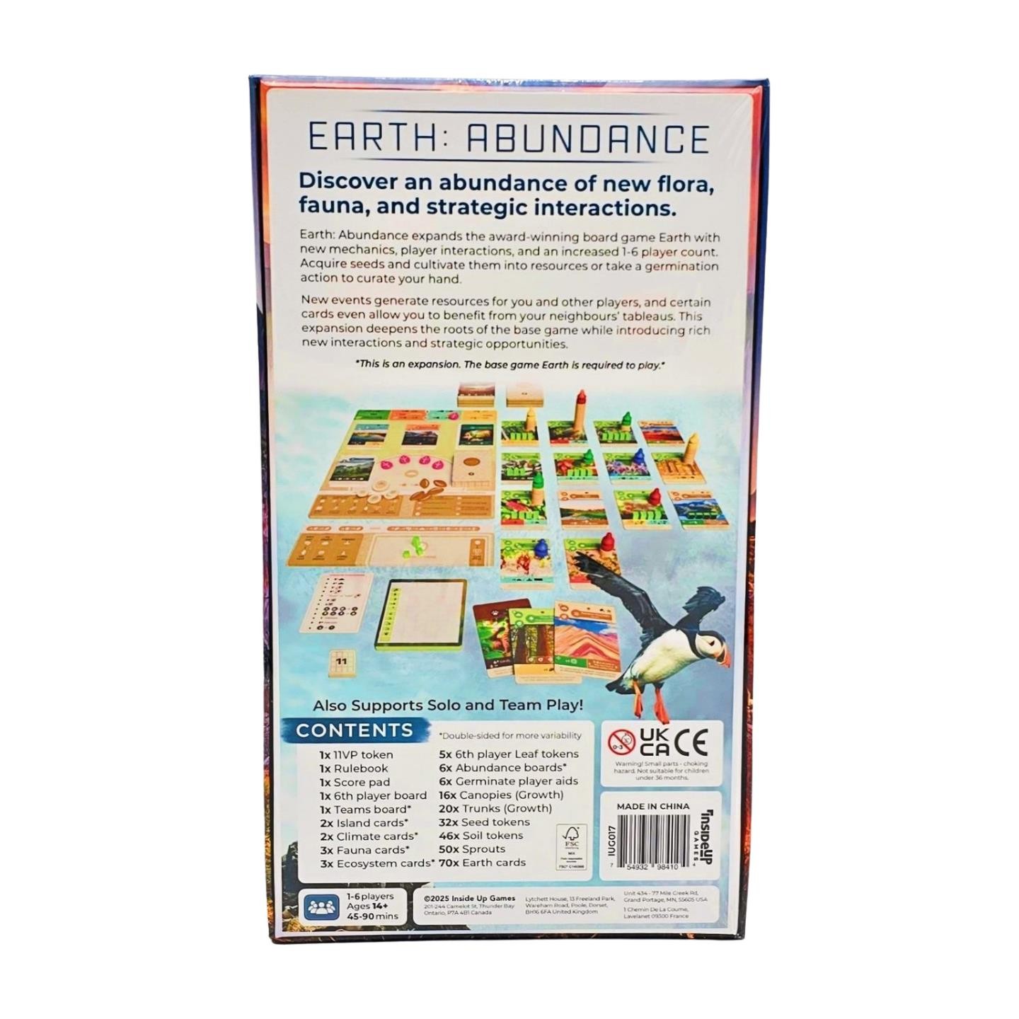 Earth: Abundance Expansion by Inside Up Games – SEALED