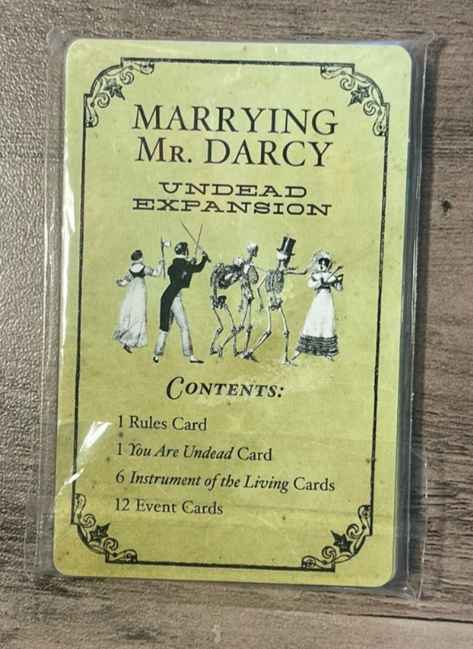 Evensen Creative Cardgame Marrying Mr. Darcy Undead Expansion Pride & Prejudice