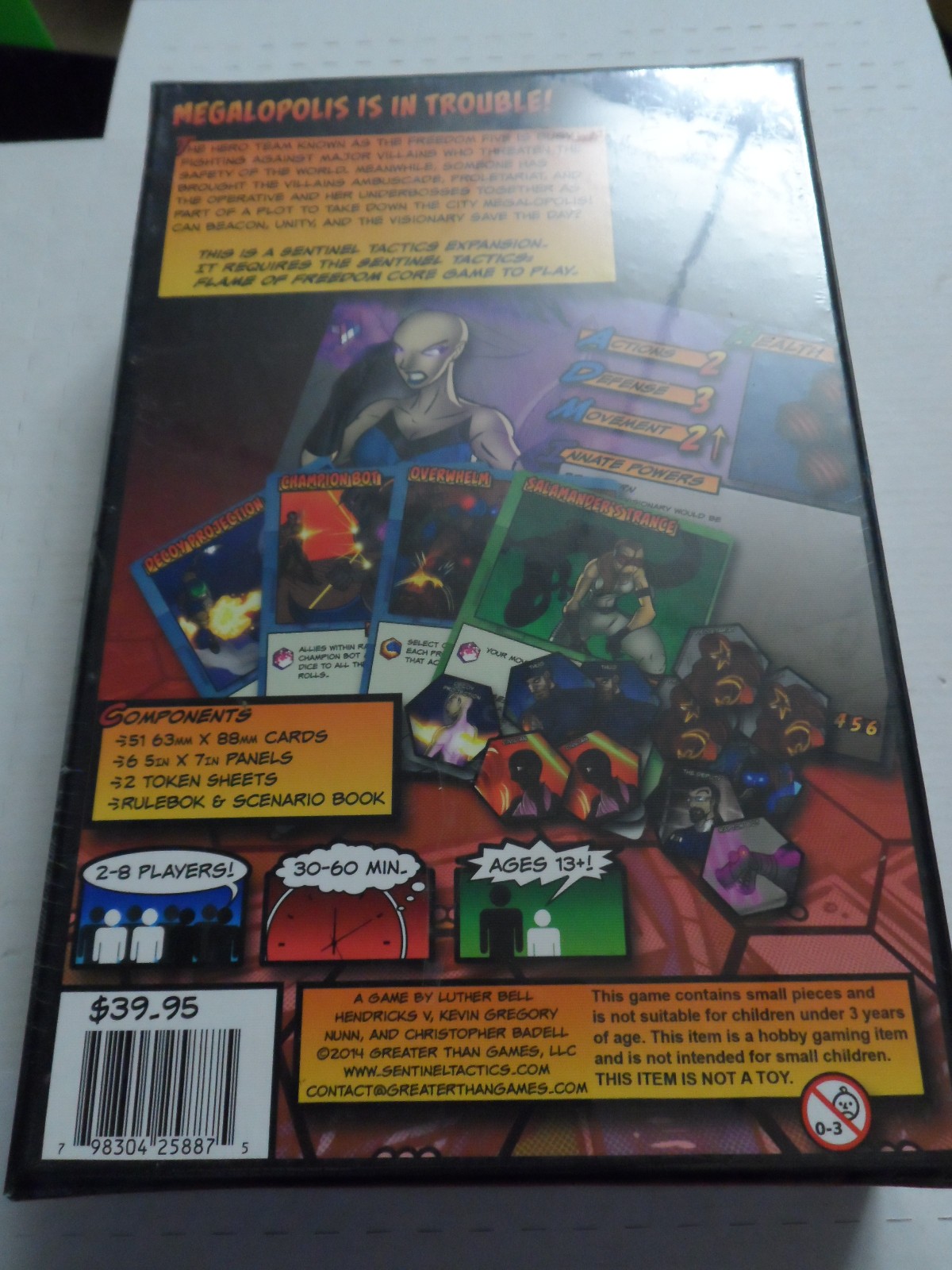 Greater Than Games Sentinel Tactics – Uprising Expansion #1 Set Sealed New