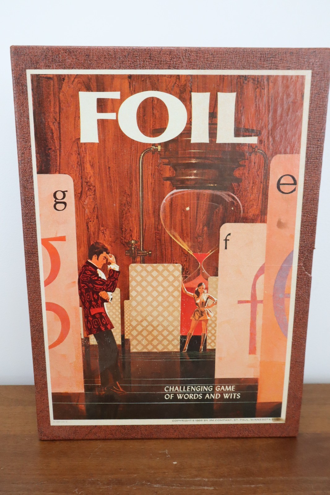 NEW Vintage 1968 FOIL 3M Bookshelf Game of Words & Wits SEALED Cards