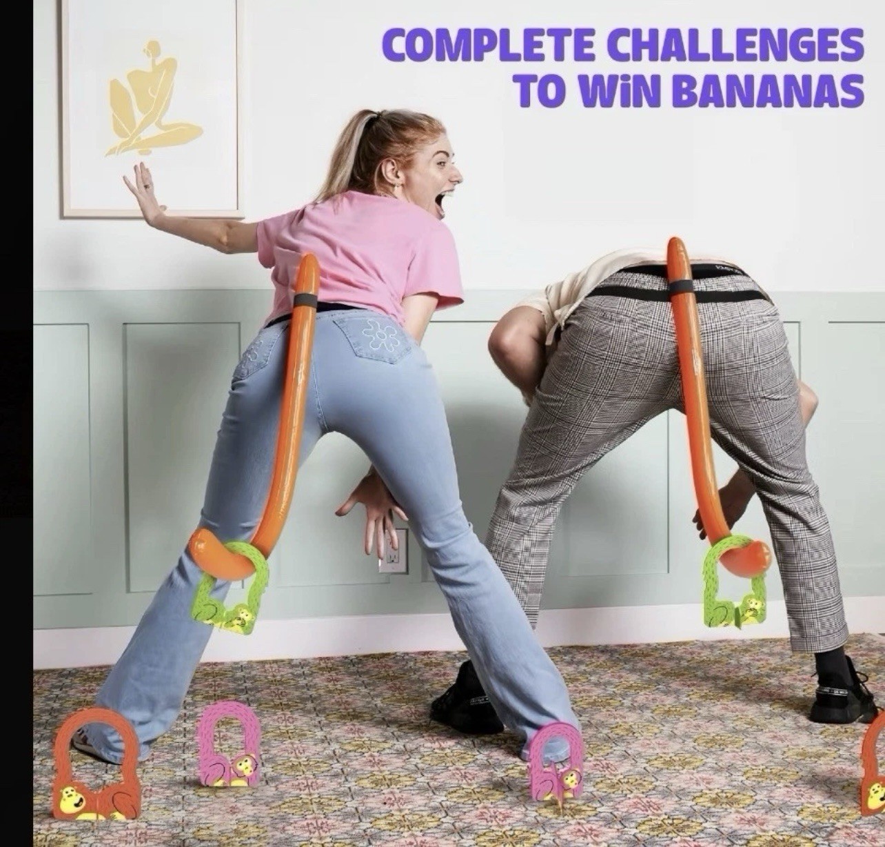 It’s Bananas! The Monkey Tail Game – Funny Family & Party Game for Kids & Adults