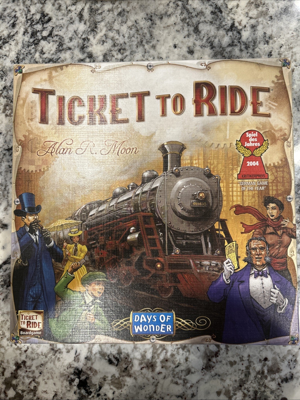 Days of Wonder Ticket To Ride by Alan R. Moon Train Adventure Board Game
