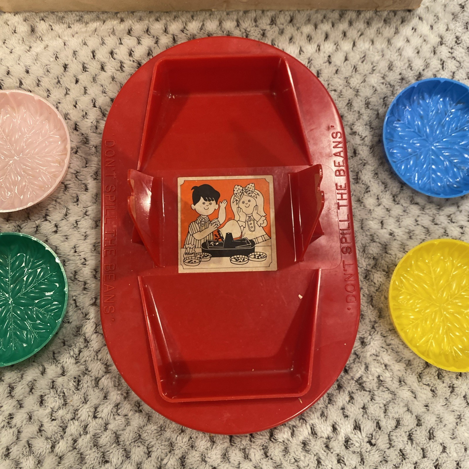 Don’t Spill the Beans Game Fill the Bean Pot One By One Schaper Vintage Complete