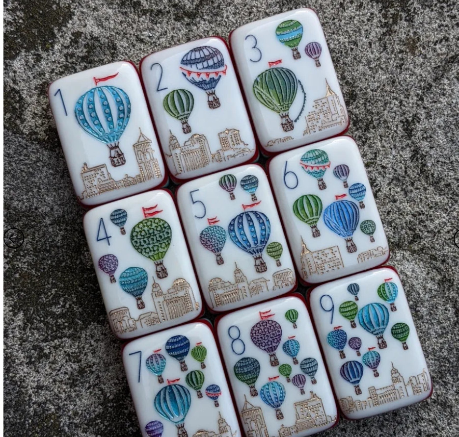 Walk With Me Limited Edition Mahjong 160 tiles 7Layers American Mahjong with BAG