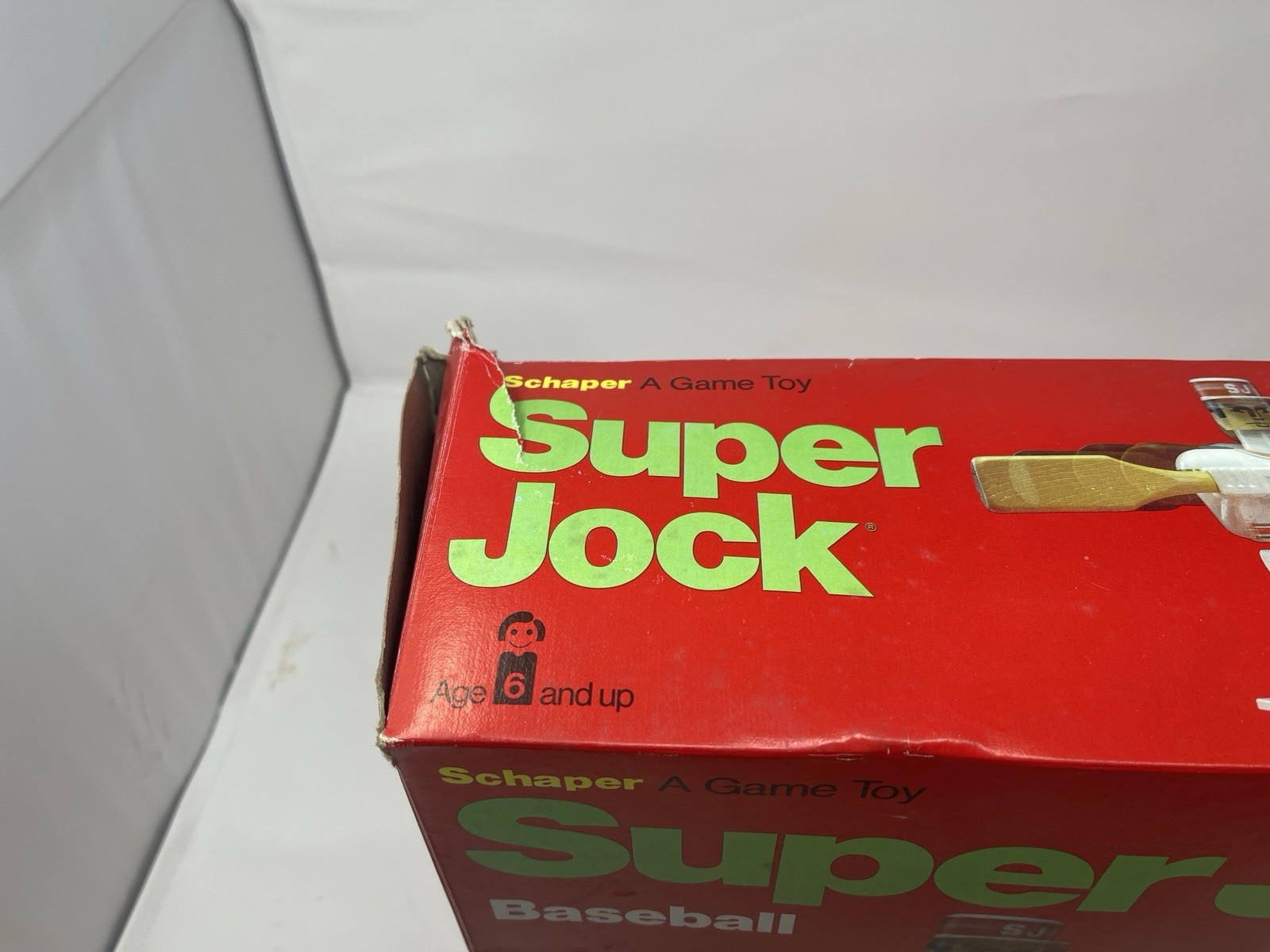 Vintage 1975 Schaper Super Jock Baseball Game NOS Open Box Complete Rare