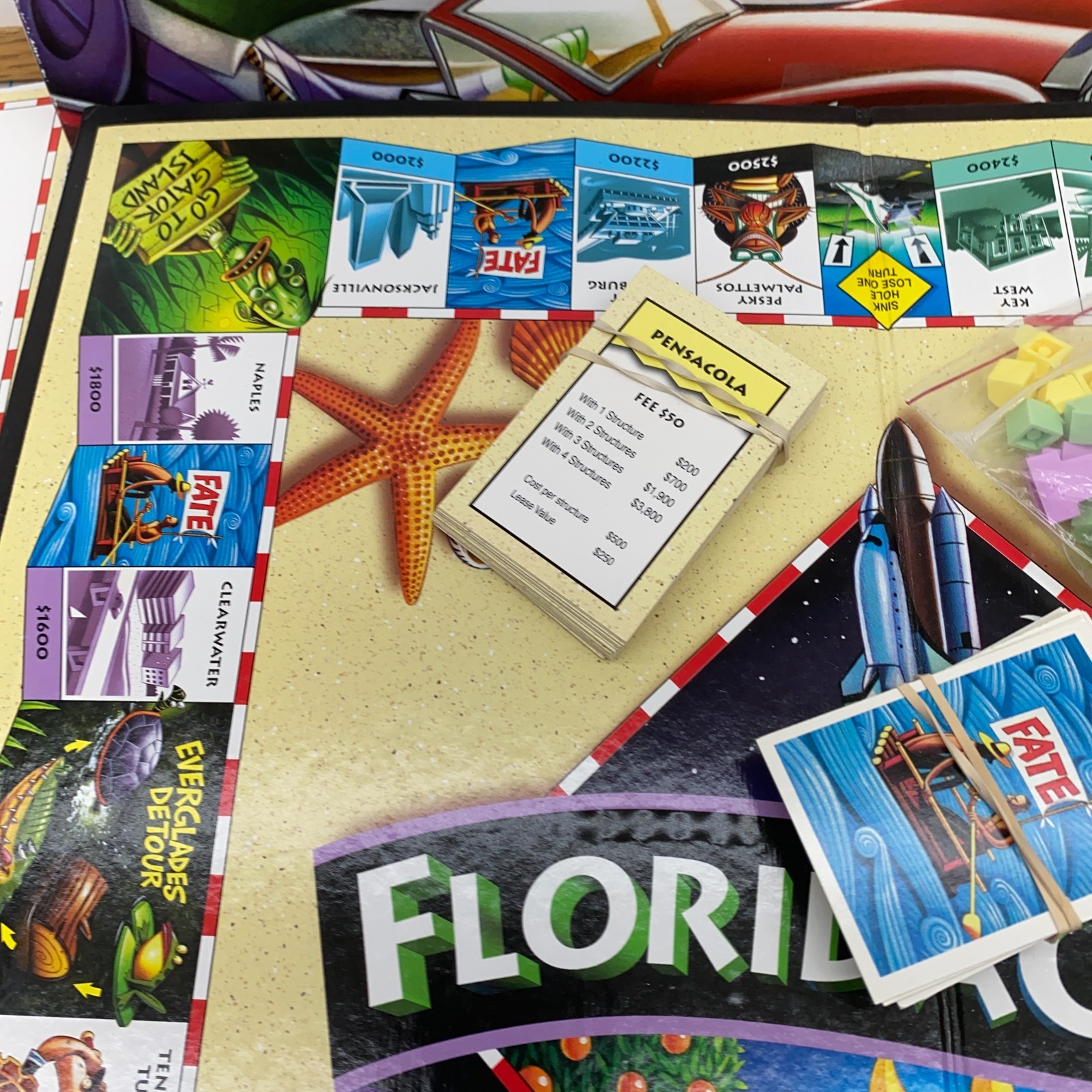 Vintage FloridaOpoly Board Game Sunshine State 1997