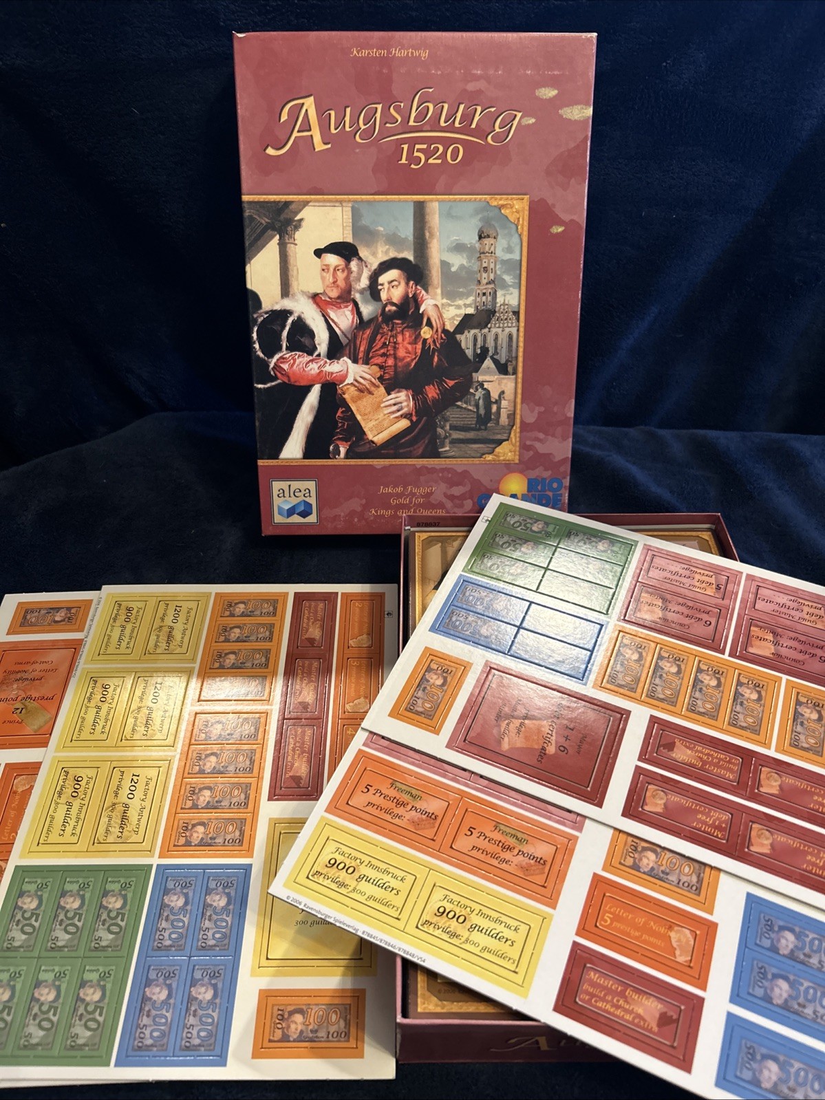 Rio Grande Games Augsburg 1520: Unpunched: From a Game Collector’s Estate