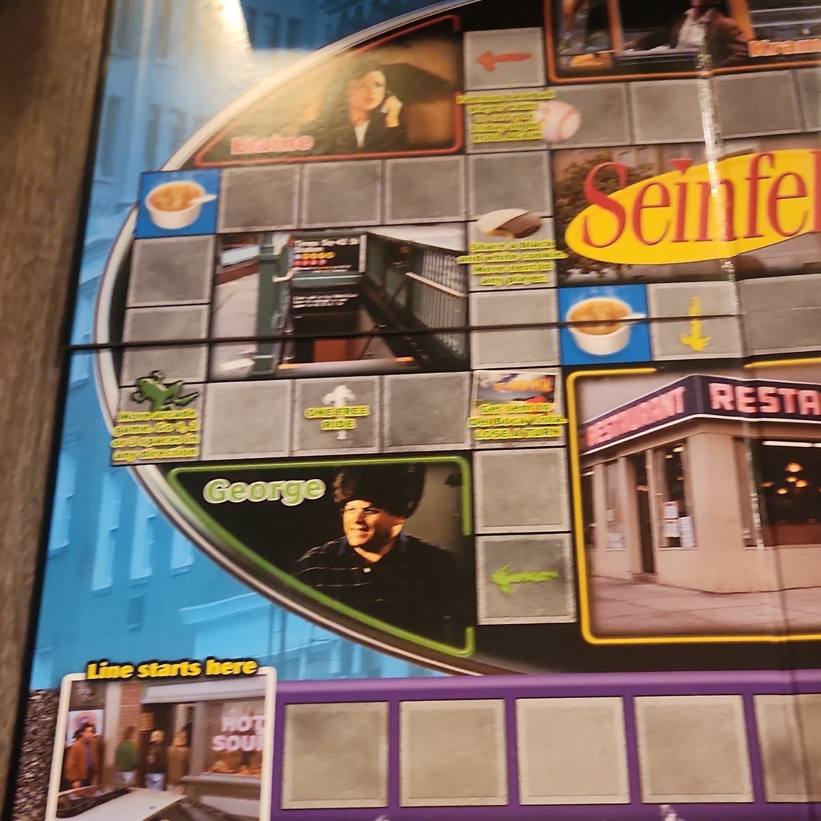 Pressman Seinfeld Trivia Game, Collectible, Custom Board, 2 Players, Adult, 2009
