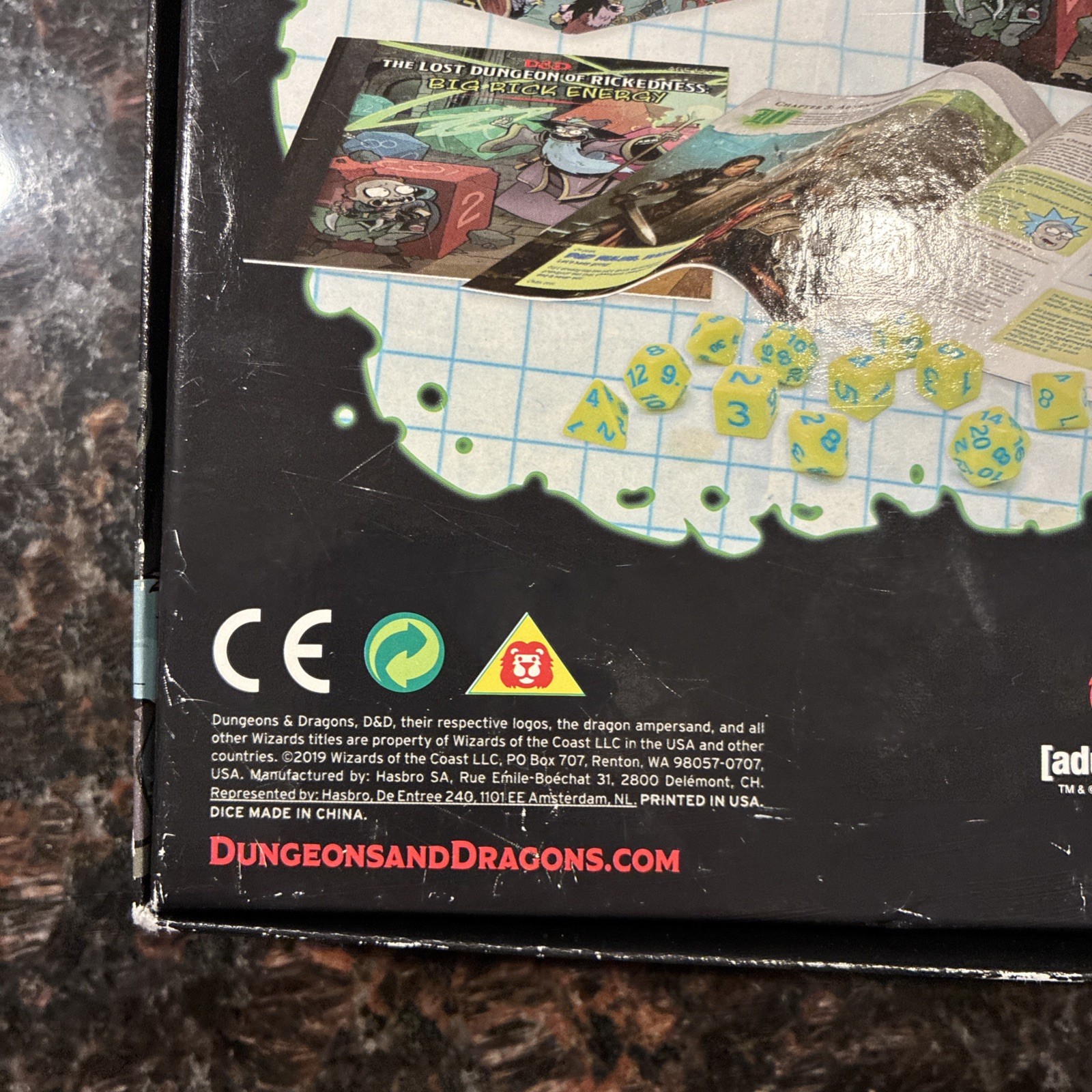Dungeons And Dragons VS Rick And Morty D&D Tabletop Role Playing Game *No Dice