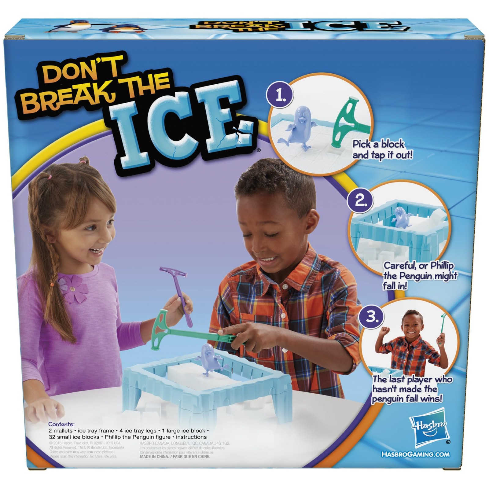 Hasbro Dont Break The Ice Game, Classic Version for Ages 3+ Years, 2-4 Players