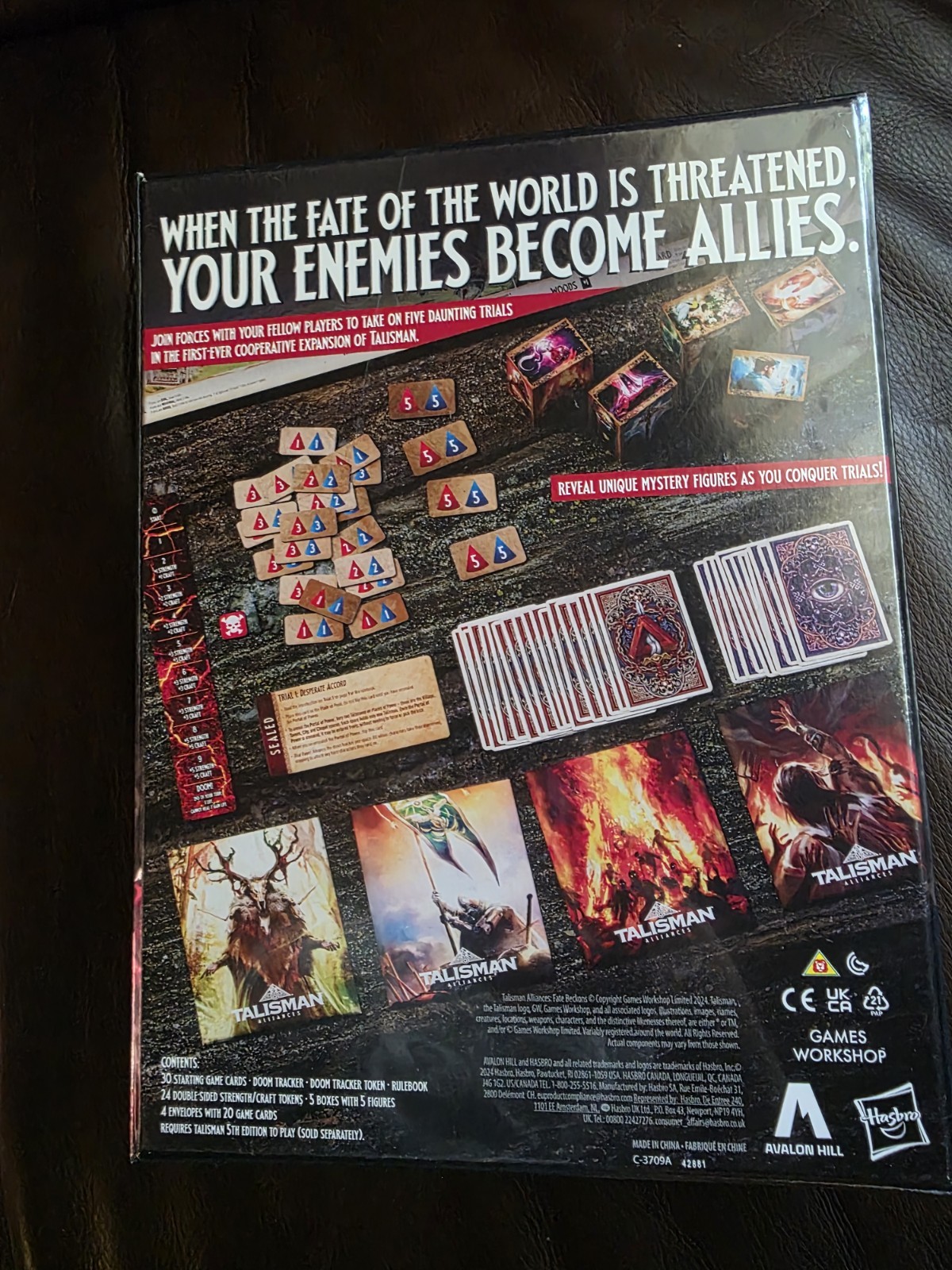 Talisman Alliances Fate Beckons 5th Edition Expansion Co-Op Gameplay