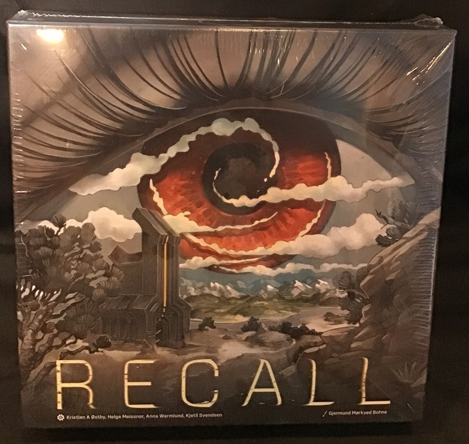 Recall ~ Strategy Board Game ~ First US Printing ~ Alion Games ~ New ~ OEJ