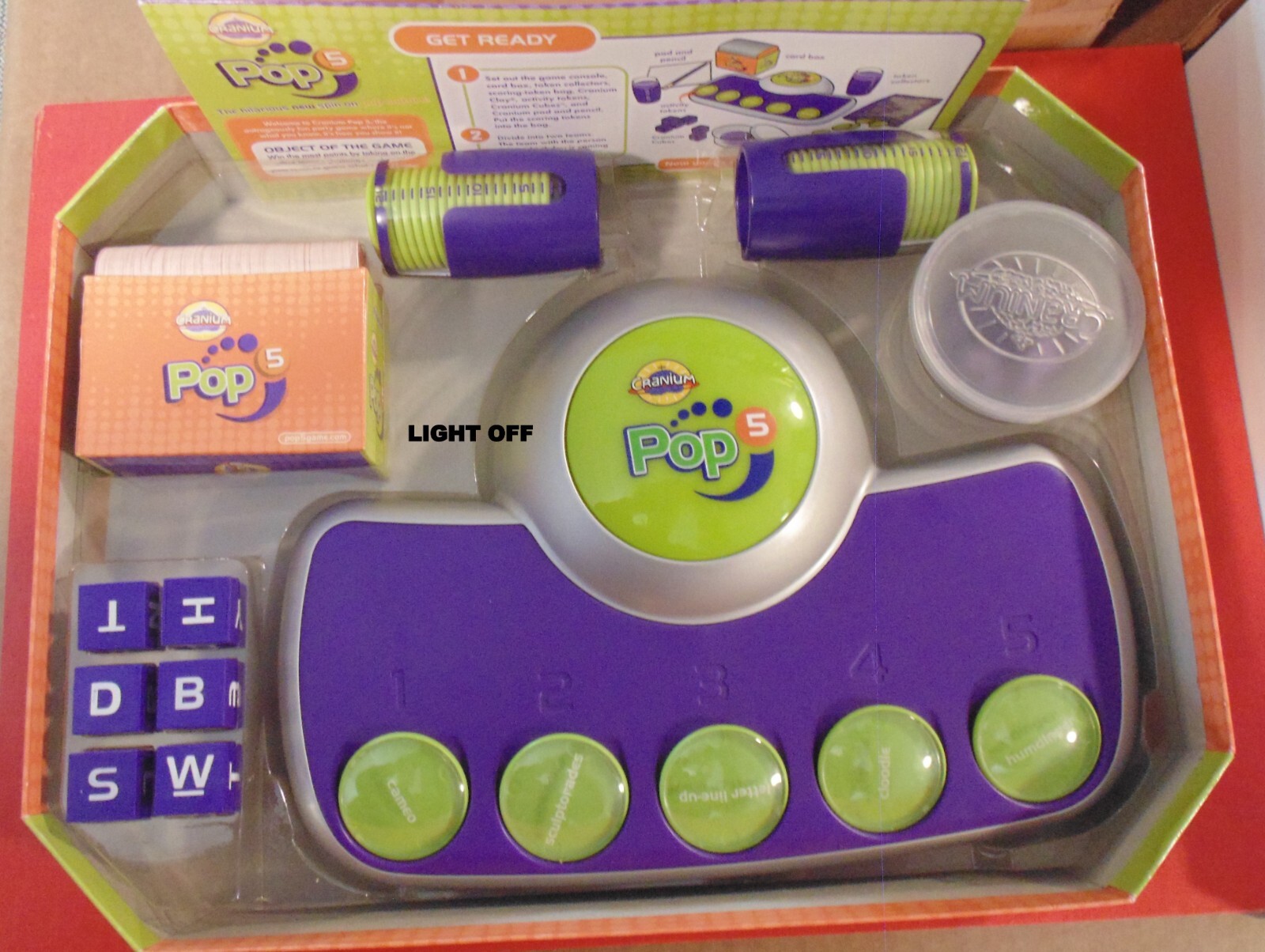 Cranium Pop 5 Adult Pop Culture Trivia Console Board Game Open