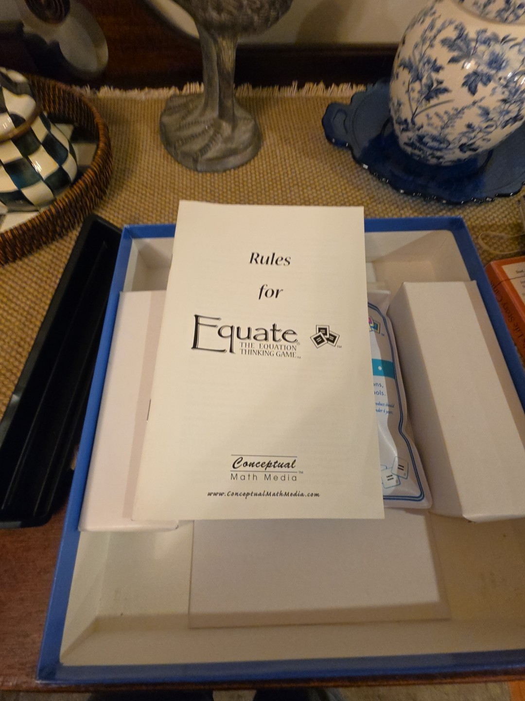 Equate The Equation Thinking Board Game – Home School – Math – Complete