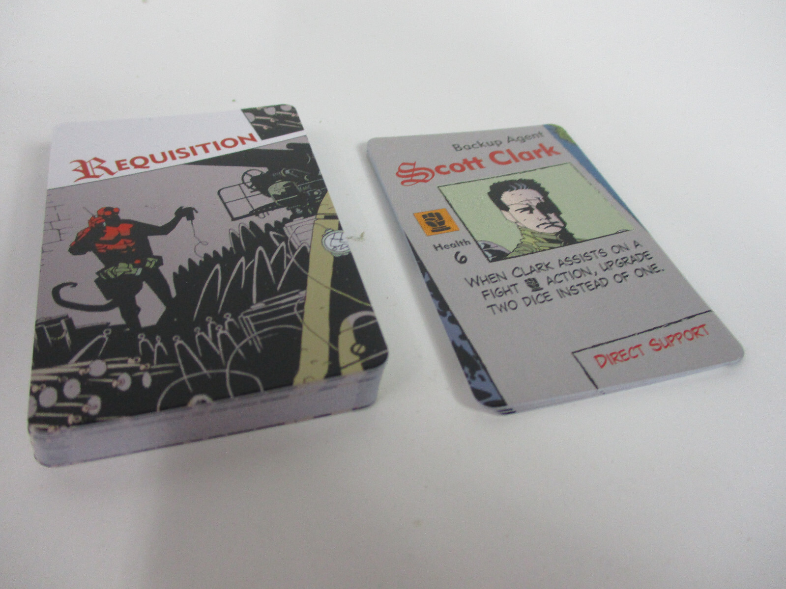 HellBoy REQUISITION & BACKUP AGENT CARDS Mantic Games NEW!!