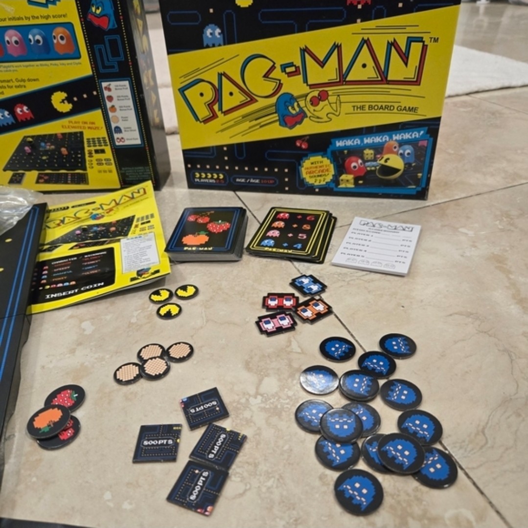 Pac-Man The Board Game Buffalo Games COMPLETE Sound Effects Weak Needs New Batte