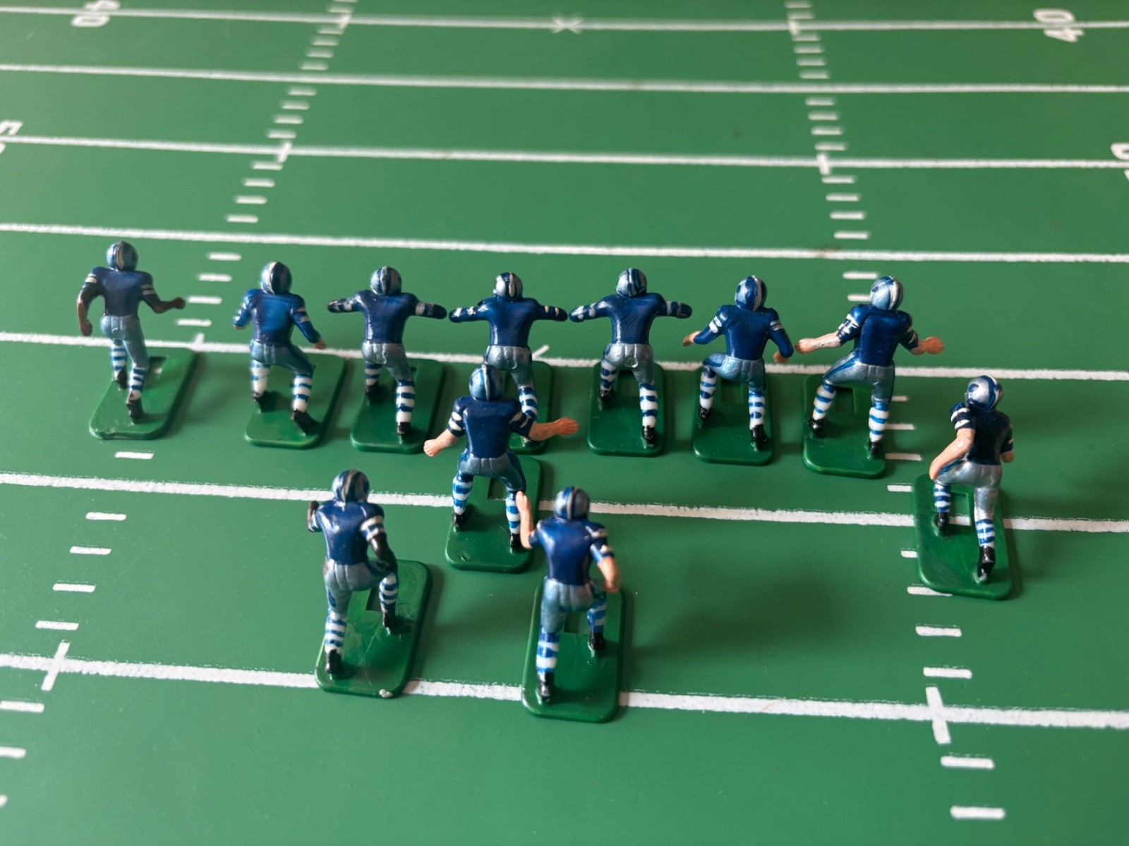 Vintage Tudor Electric Football – Complete Dallas Cowboys Team – Excellent