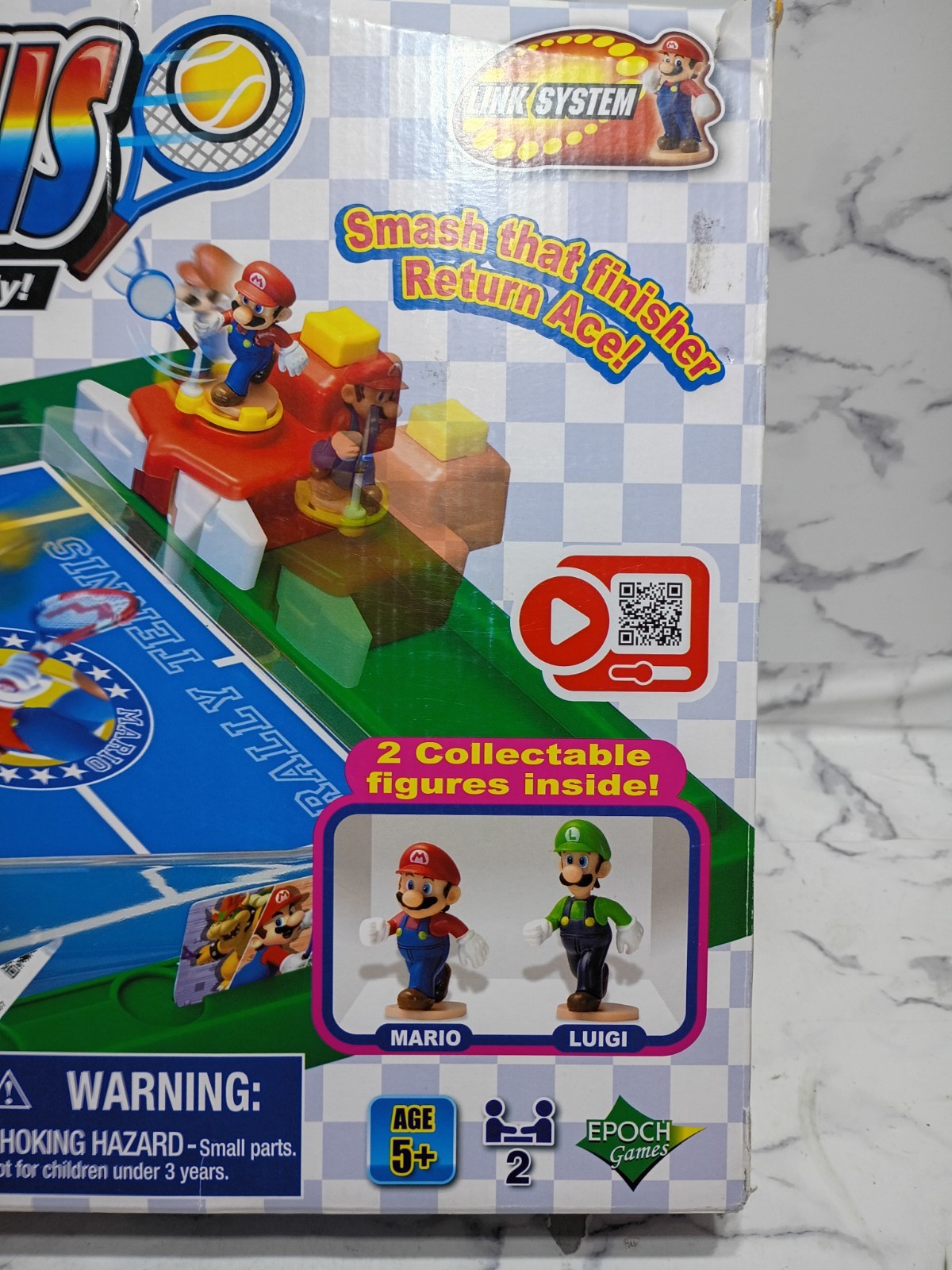 EPOCH Super Mario Rally Tennis board game NEW