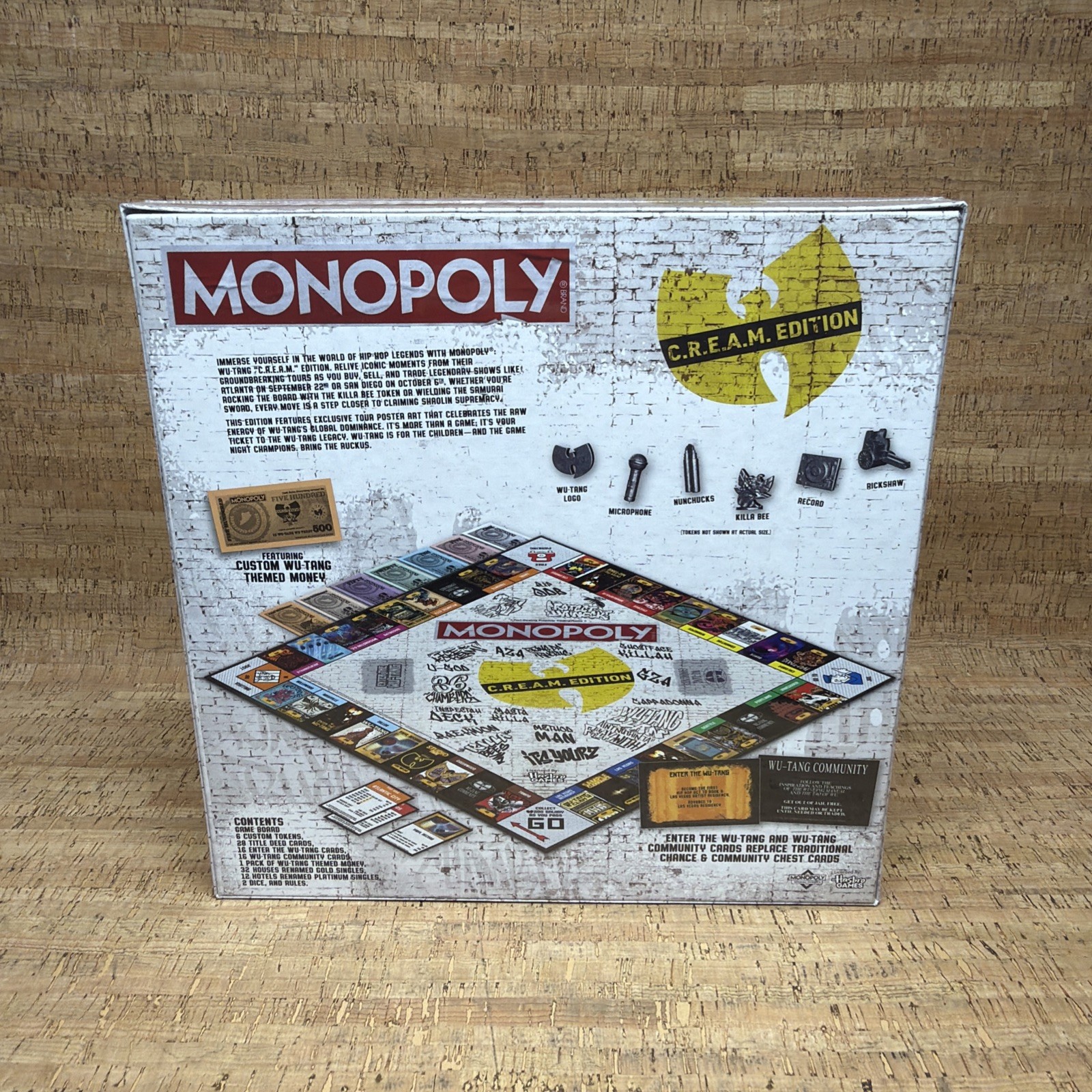Monopoly: Wu-Tang Clan – C.R.E.A.M. Edition Brand New Sealed