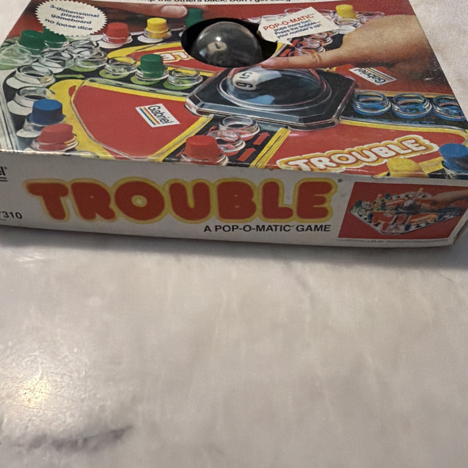 VINTAGE Trouble Pop-O-Matic Game Gabriel 1977 Kids Classic