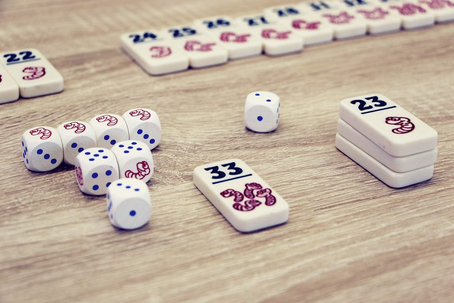 999 Games – Regenwormen Dobbelspel – Basisspel vanaf 8 jaar – Een van de beste s