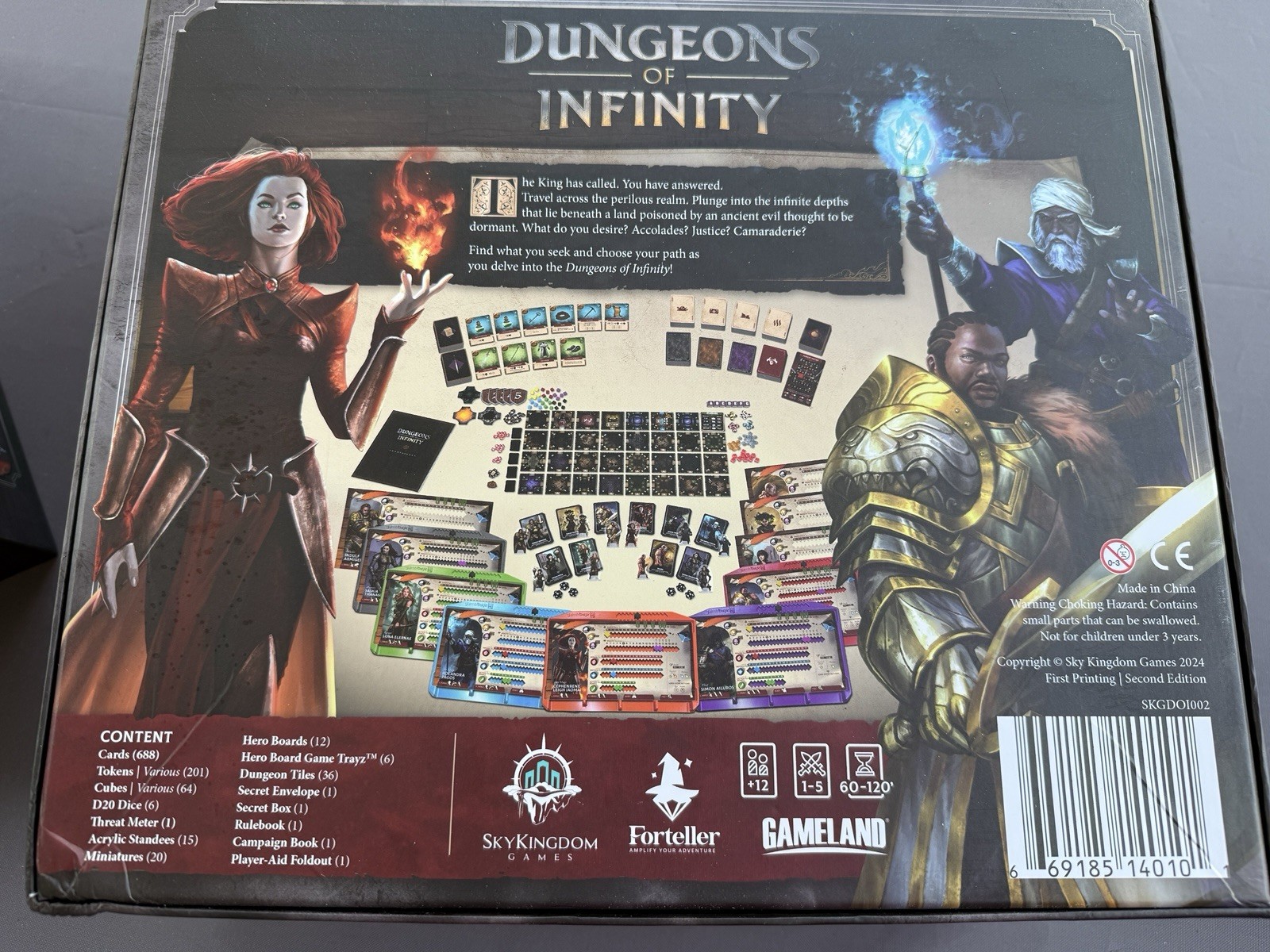 Dungeons of Infinity Deluxe Edition plus Kingdom Cost Expansion