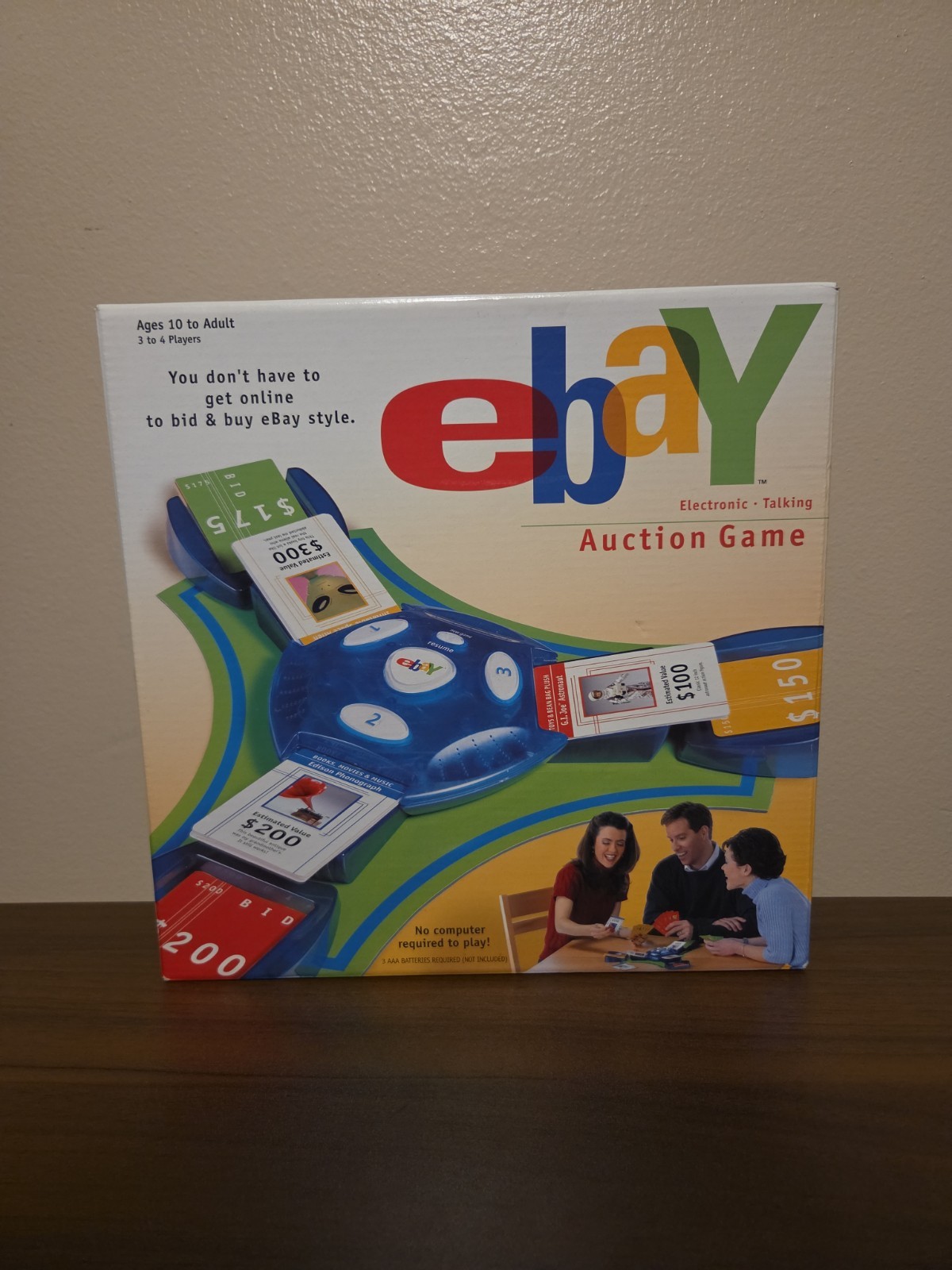 Vintage Parker Brothers Ebay Auction Board Game 2001 Brand New Sealed