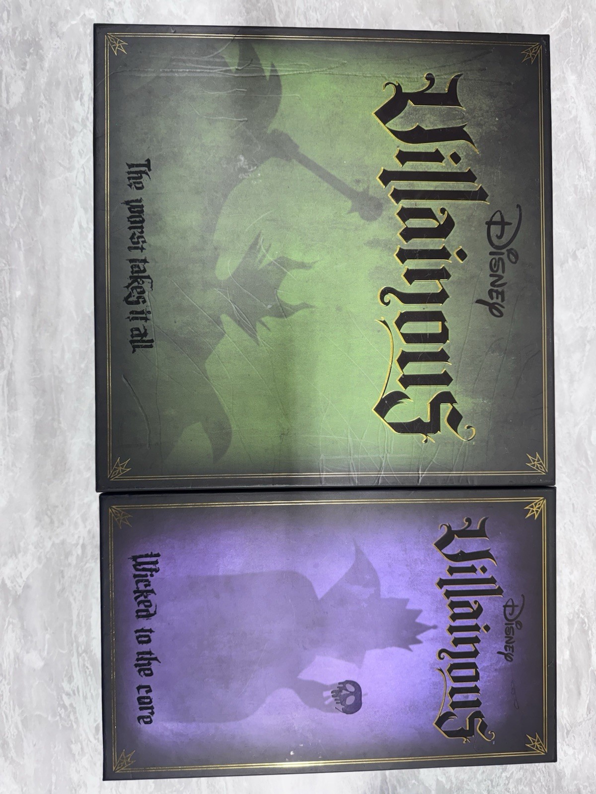 Disney Villainous Board Game The Worst Takes It All and Wicked to the Core Set