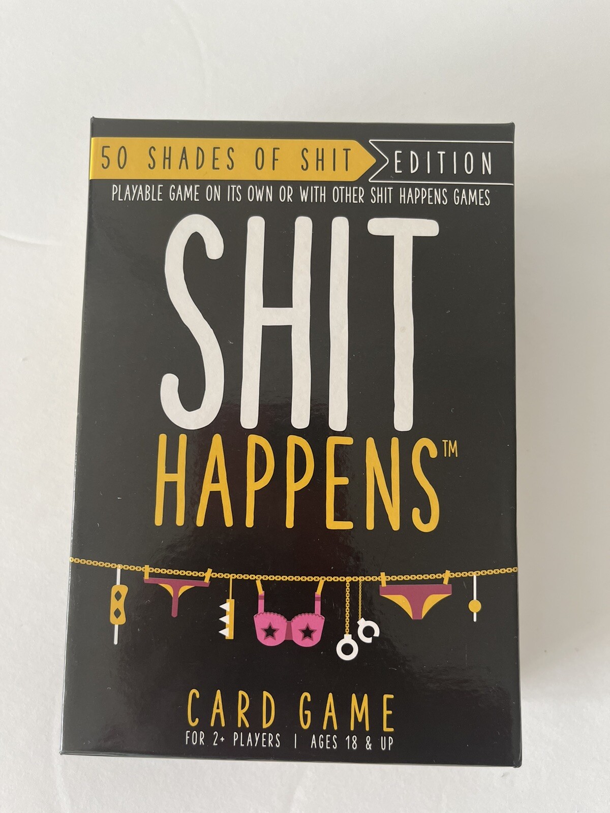 Sh!t Happens Card Game, 50 Shades of Sh!t Edition, 2+ Players, Ages 18+