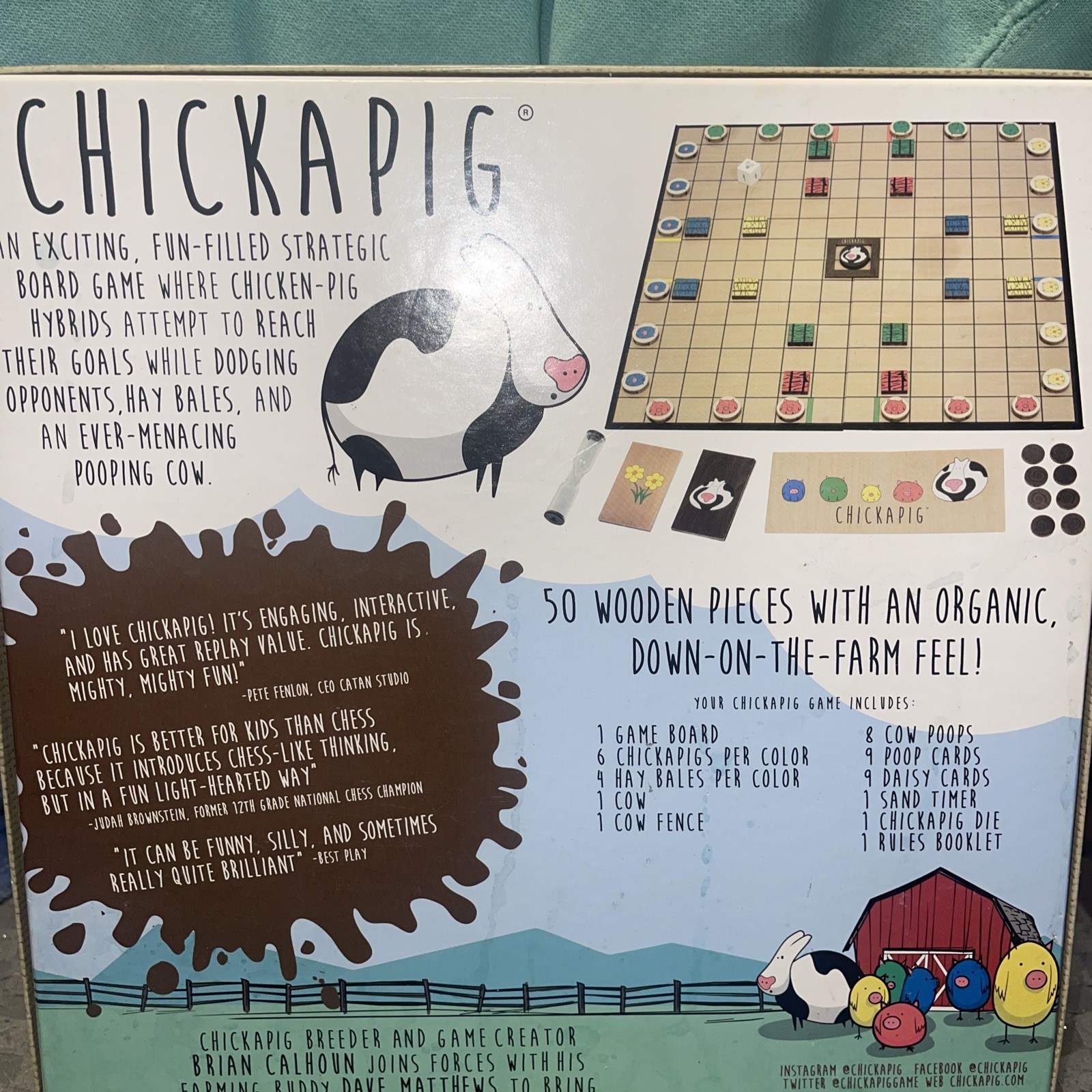 Chickapig a Farm To Table Game Buffalo Games & Puzzles Complete