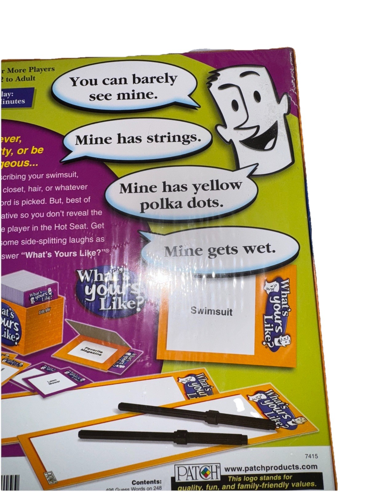 WHAT’S YOURS LIKE? Game by PlayMonster – Brand New Sealed