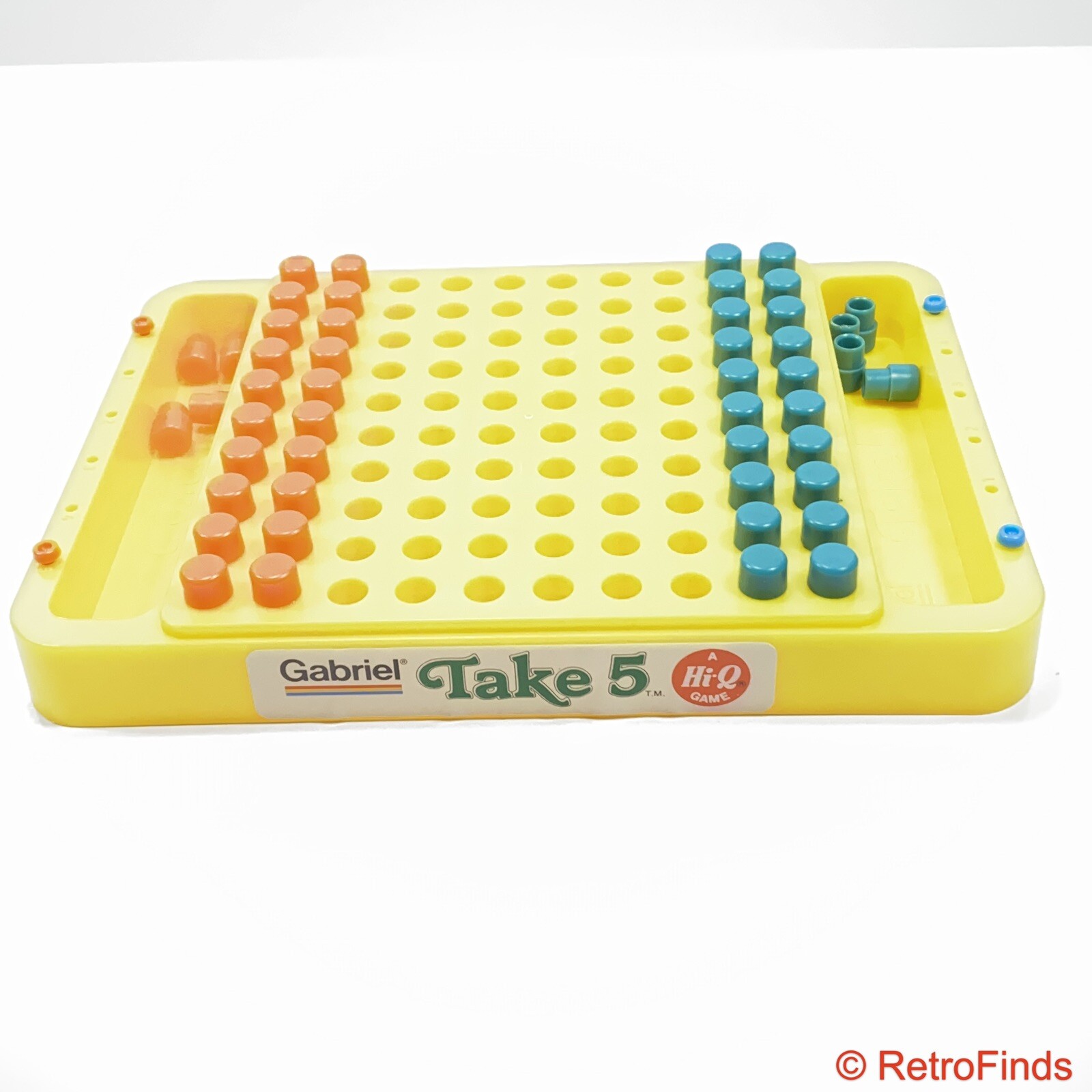Vtg Take 5 Strategy Peg Game (1977, Gabriel) Complete