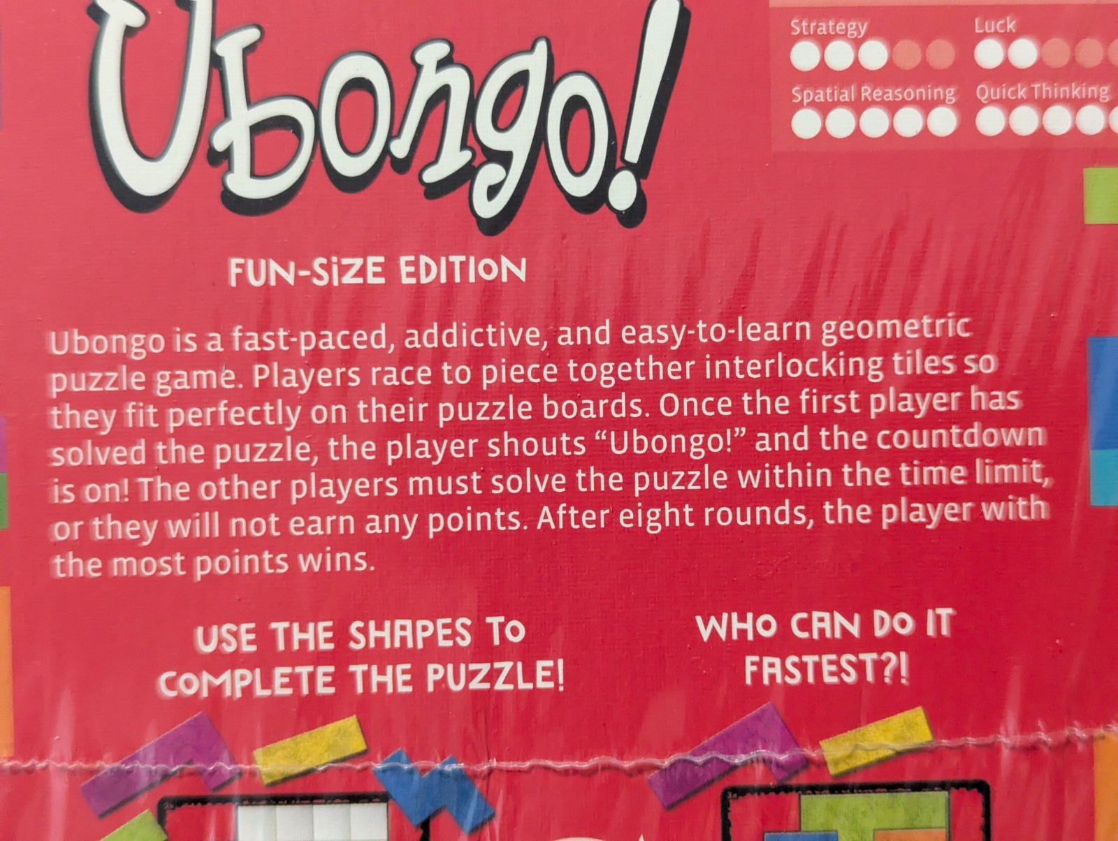 UBONGO! Fun-Size Edition Kosmos SEALED Multi AWARD WINNER 2018