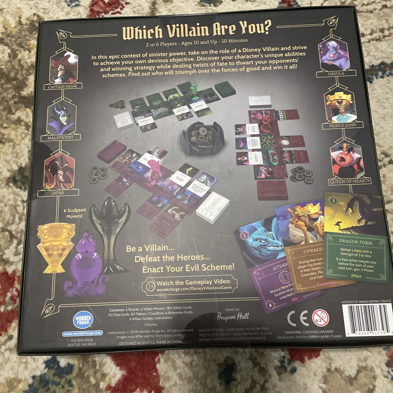 Wonder Forge RAV60001739 Disney Villainous Strategy Board Game