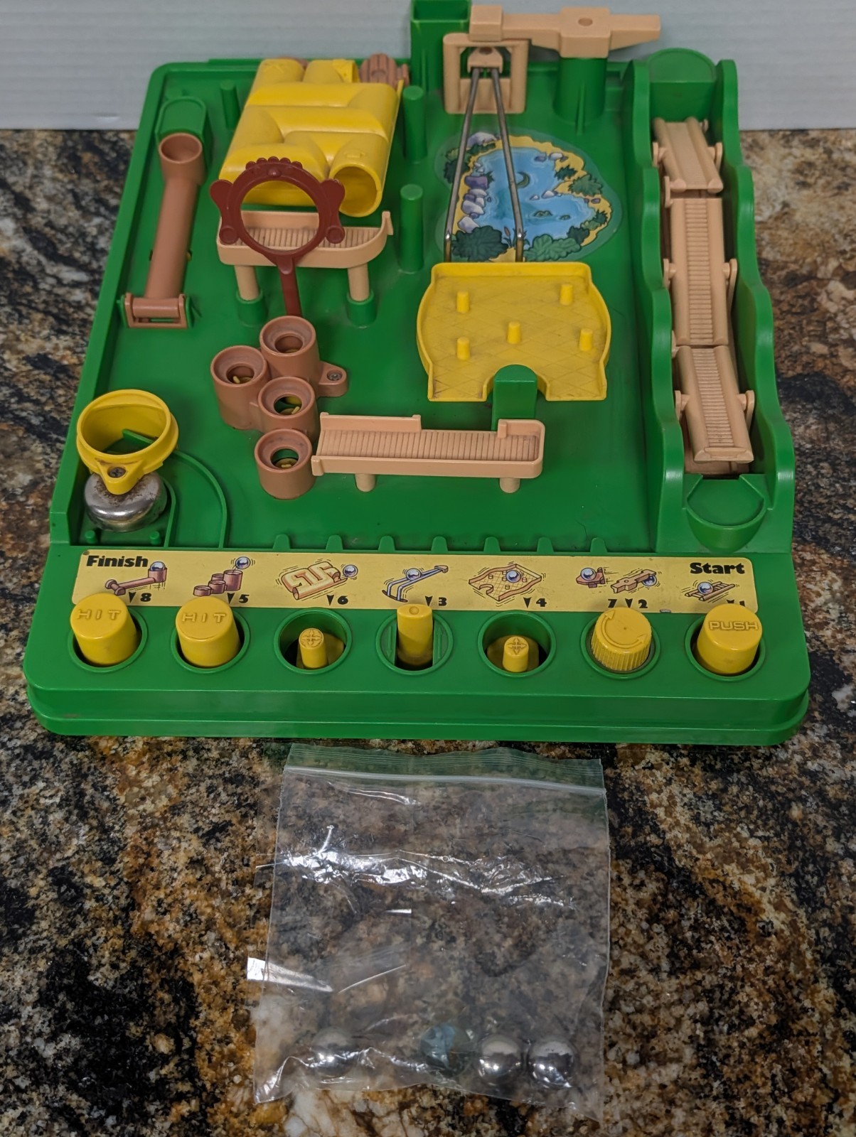Vintage 1979 Tomy Screwball Scramble Dexterity Tabletop Game