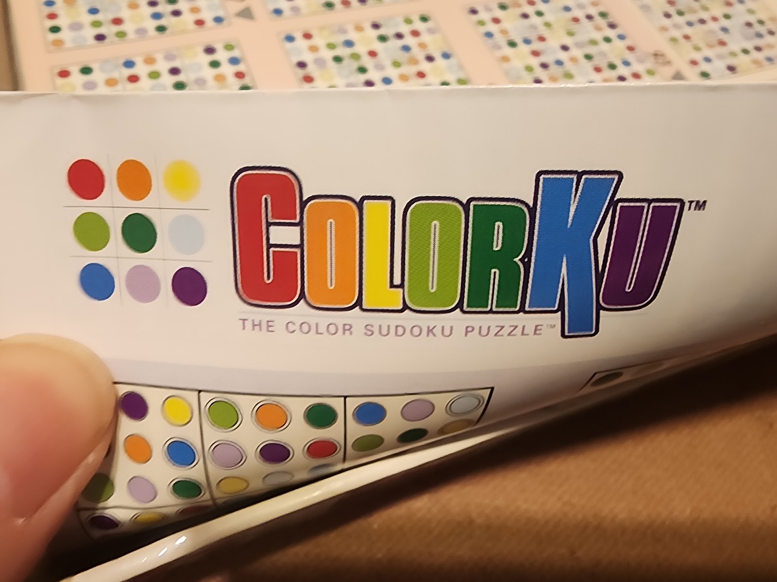 COLORKU Color Sudoku Puzzle Wooden Board Game Set with Puzzle Cards – Complete