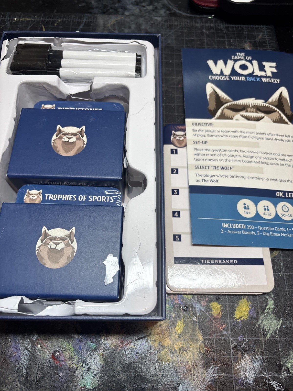 The Game of Wolf a Trivia Game for Friends, Families and Teens