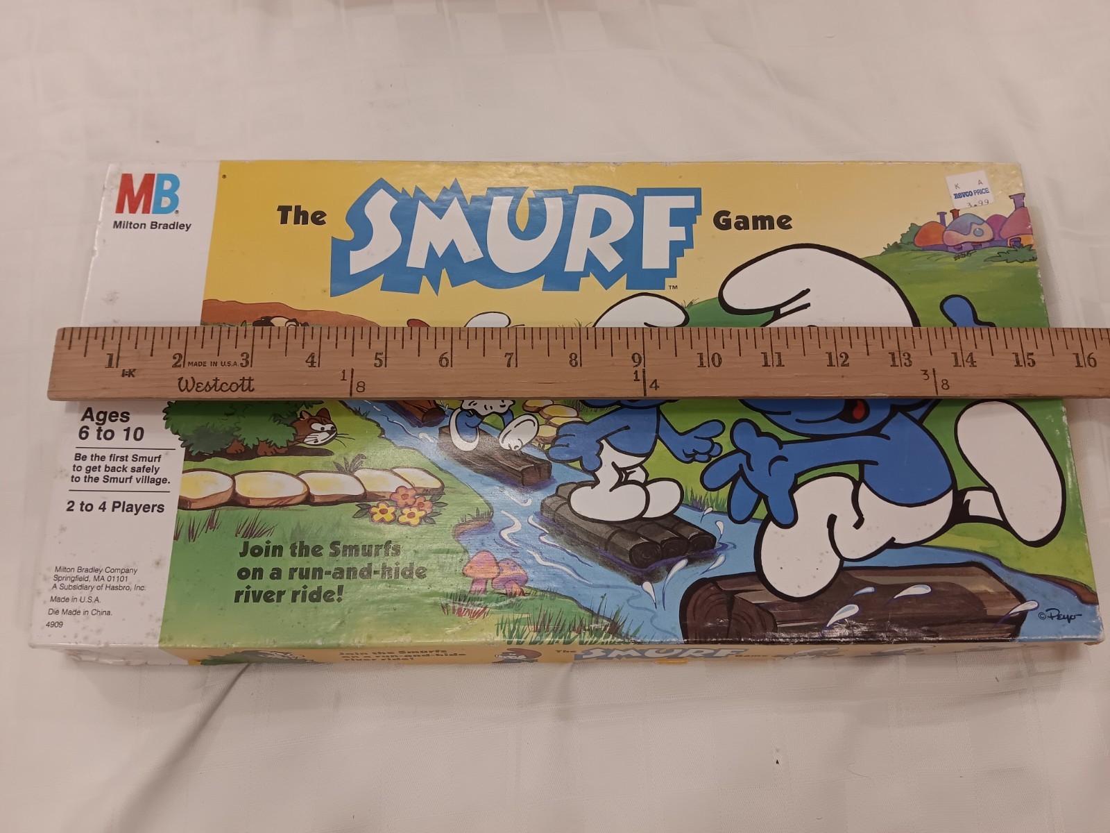 Milton Bradley The Smurf Board Game 1988 – Acceptable Condition – Incomplete