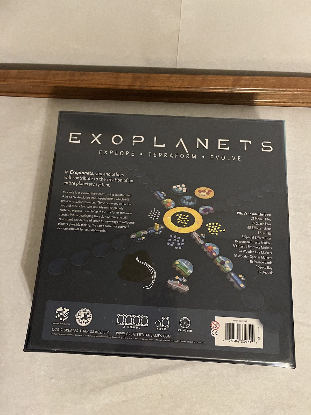 Exoplanets: Greater Than Games – SEALED. Includeds 5th player Expansion