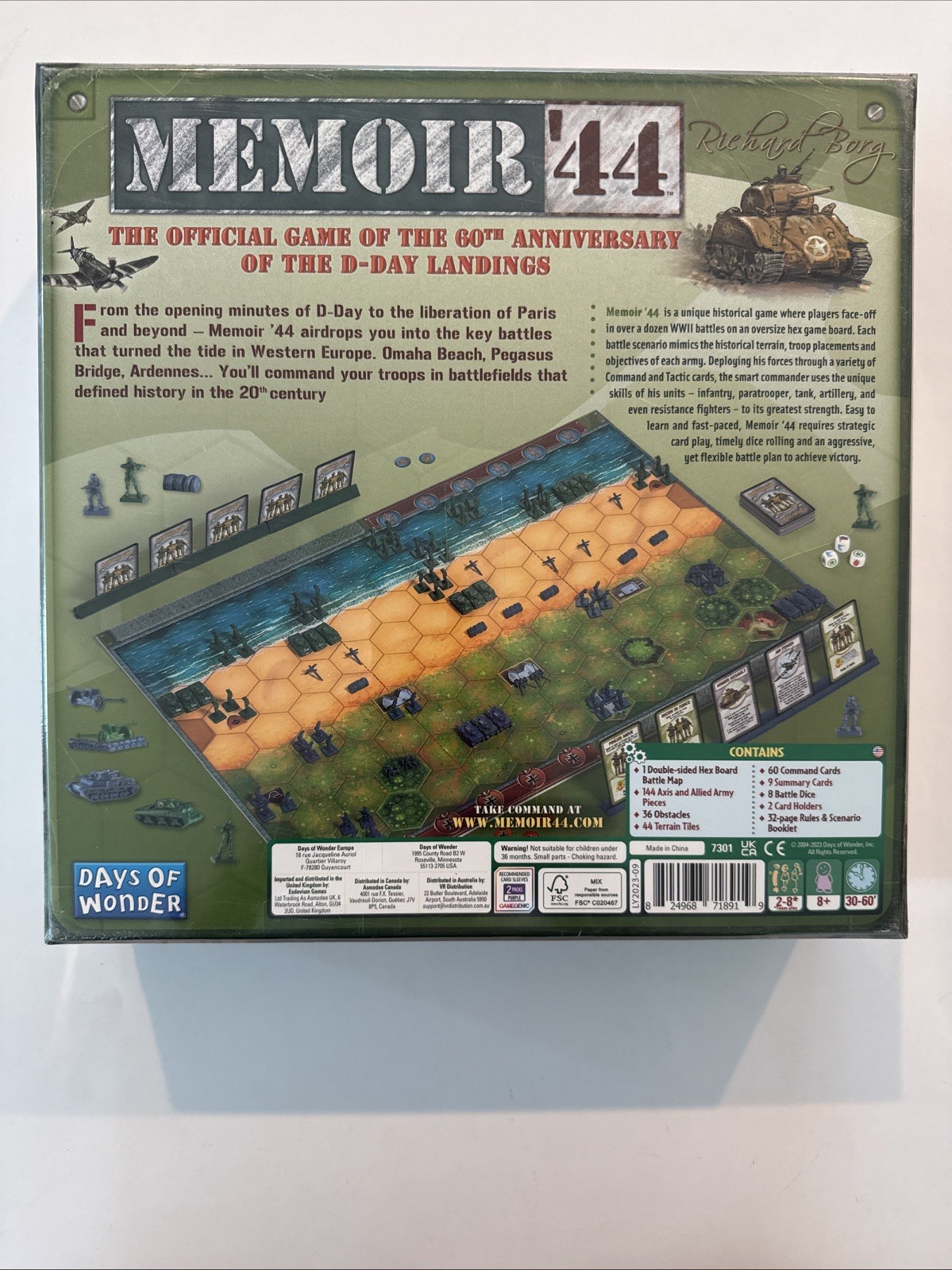 Memoir ’44 Board Game Days of Wonder Richard Borg 2006 – New / Sealed