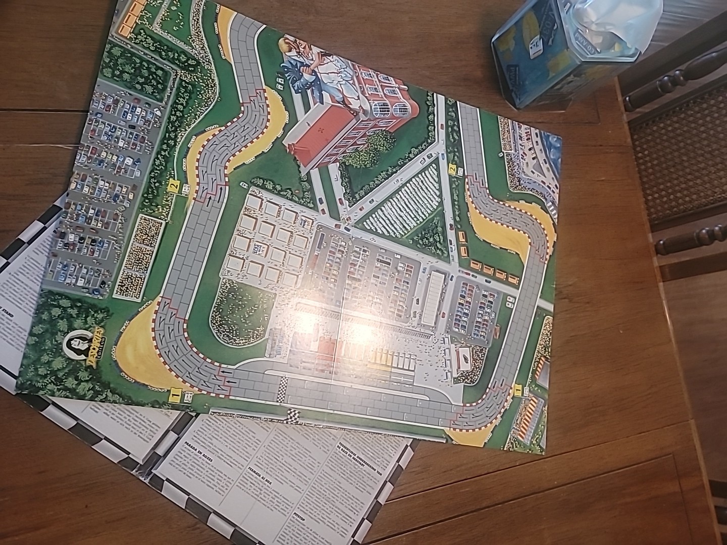 FORMULA DE Map Track Game Boards Detroit-Lexington-Atlanta-Datona 27/28/29/30