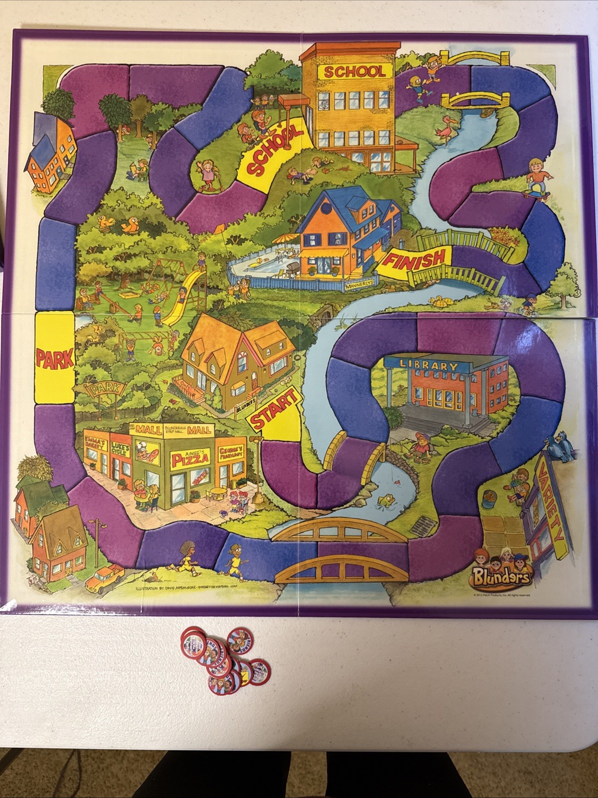 Blunders Board Game, Patch Products – Learning Manners Game-For Ages 5+ COMPLETE