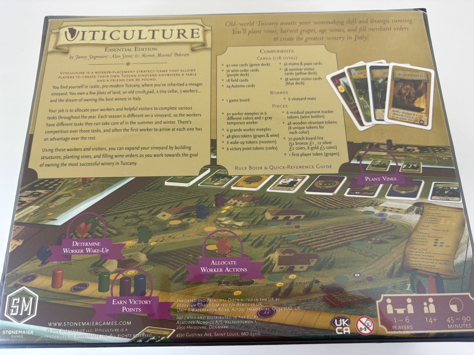 New Viticulture Essential Edition Board Game Stonemaier Games