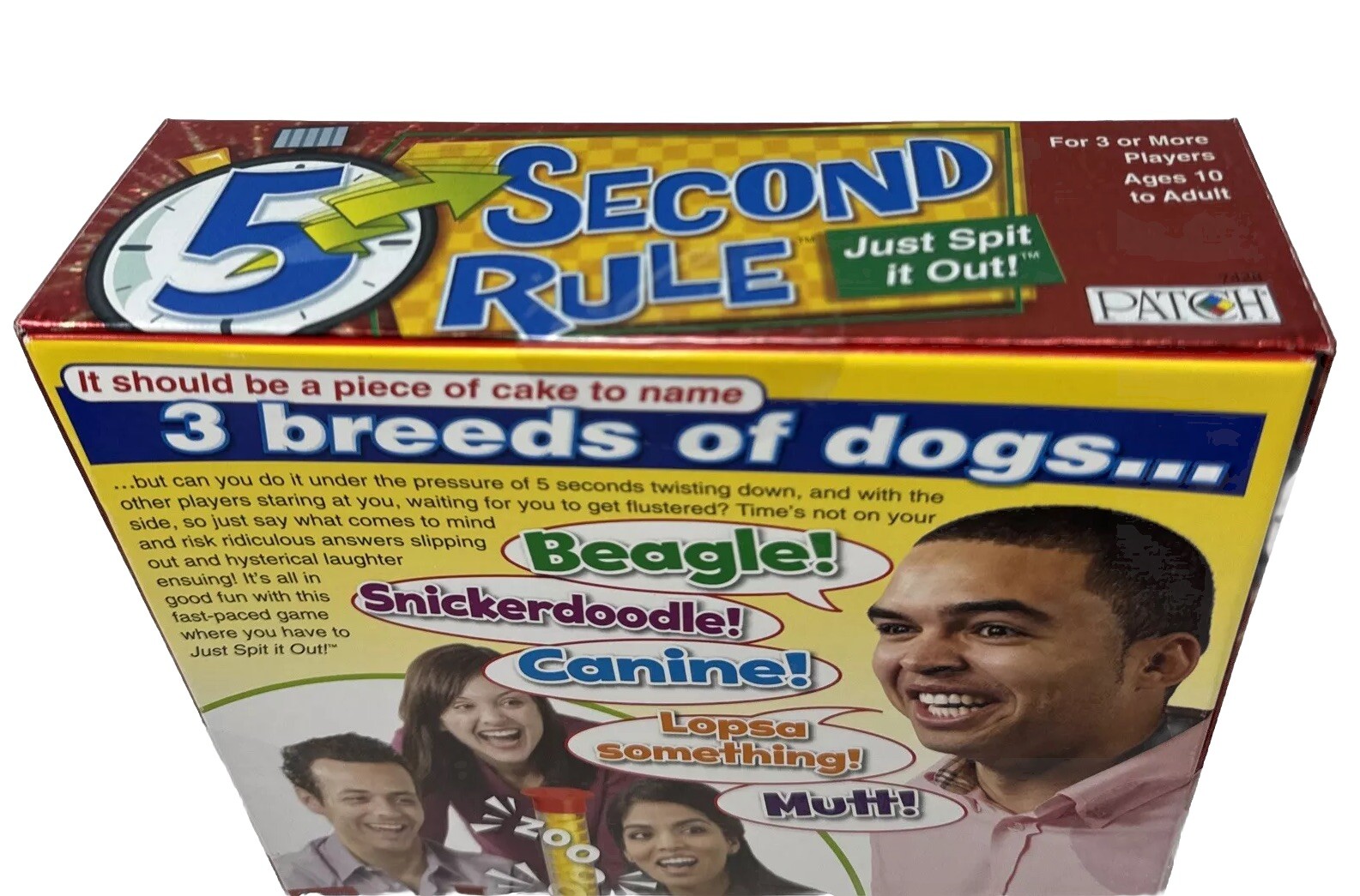 NEW Unopened Patch Products 2010 Just Spit It Out 5 Second Rule Game
