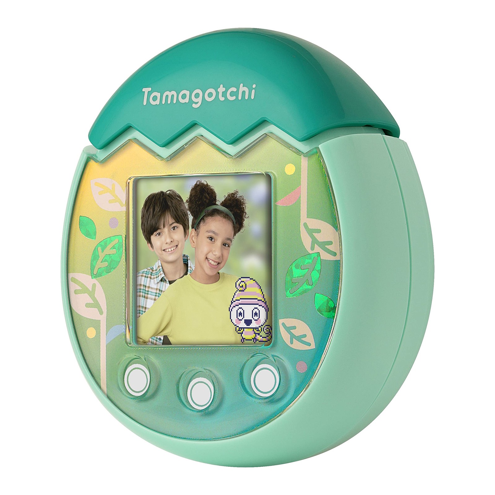 Tamagotchi Pix Digital Pet 1.5 W x 2.4 L 2.8 H Nature Green 42904