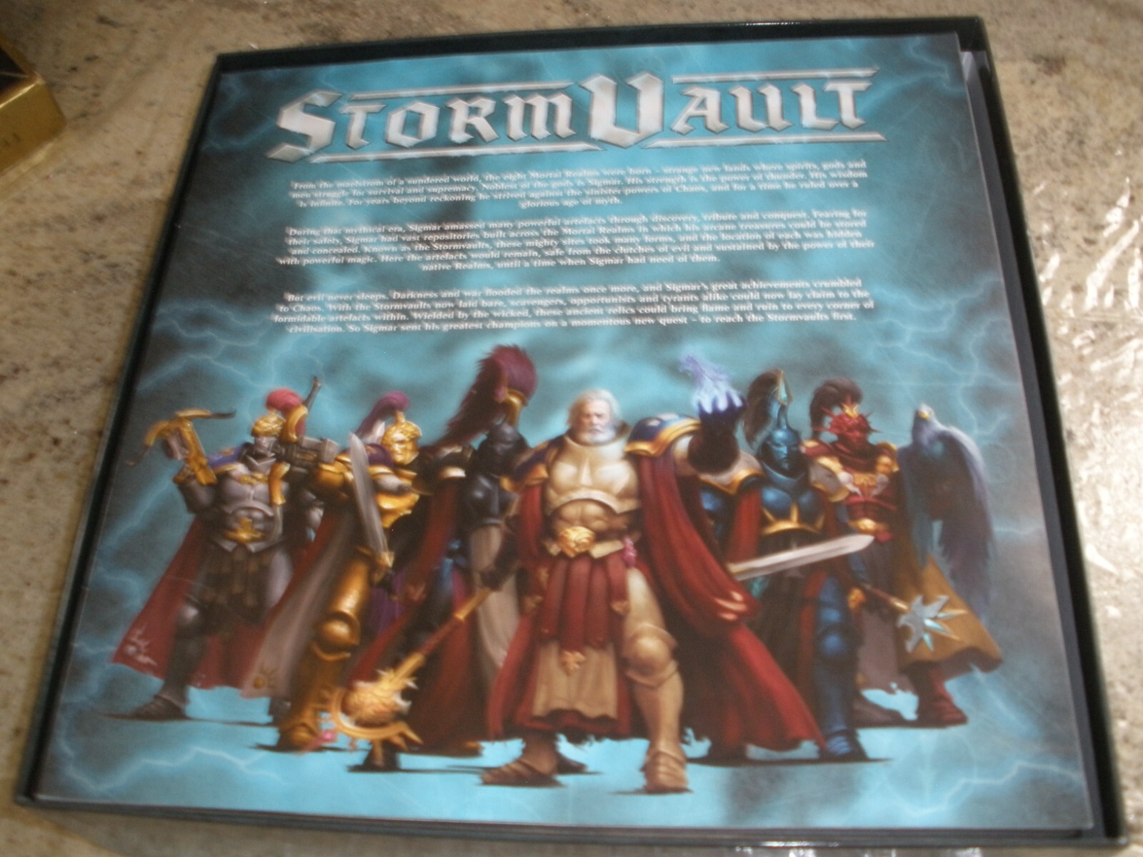 WARHAMMER STORM VAULT COOPERATIVE FANTASY ADVENTURE BOARD GAME COMPLETE 2019