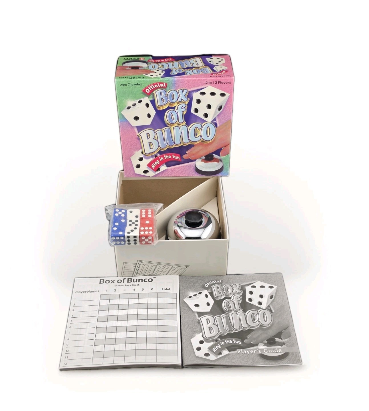 The Official Box of Bunco By Winning Moves 2003 Edition Retro Classic Opened Box