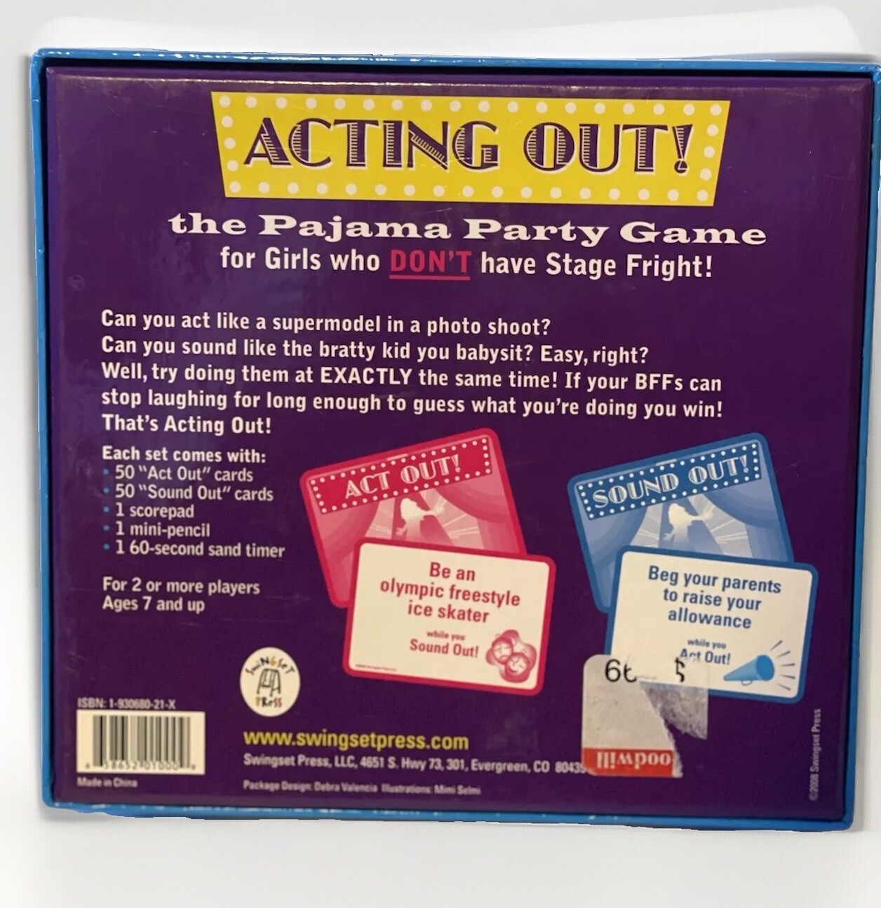 Acting Out! The Pajama Party Game For Girls Who Don’t Have Stage Fright Complete